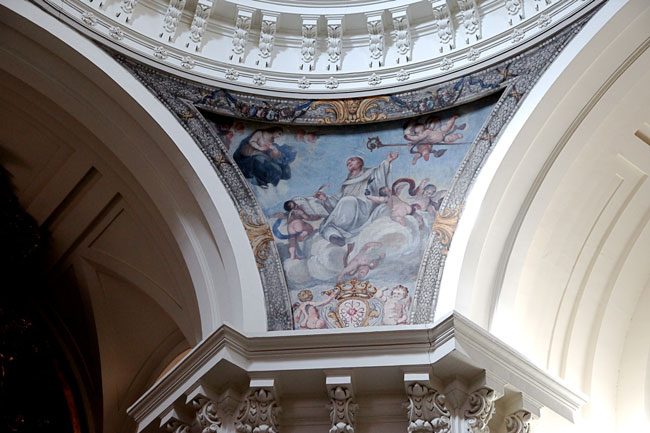 Cuarto fresco de la pechina en la Iglesia de la Concepción Real de Calatrava