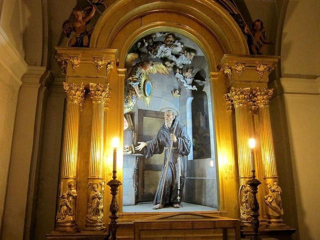 Imagen de San Francisco de Paula en la Iglesia de la Concepción Real de Calatrava