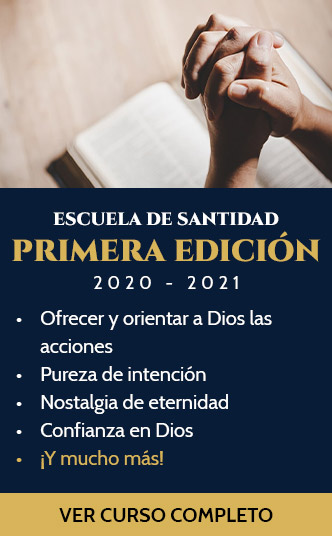 Tarjeta de la primera edición de Escuela de Santidad en la Iglesia de la Concepción Real de Calatrava