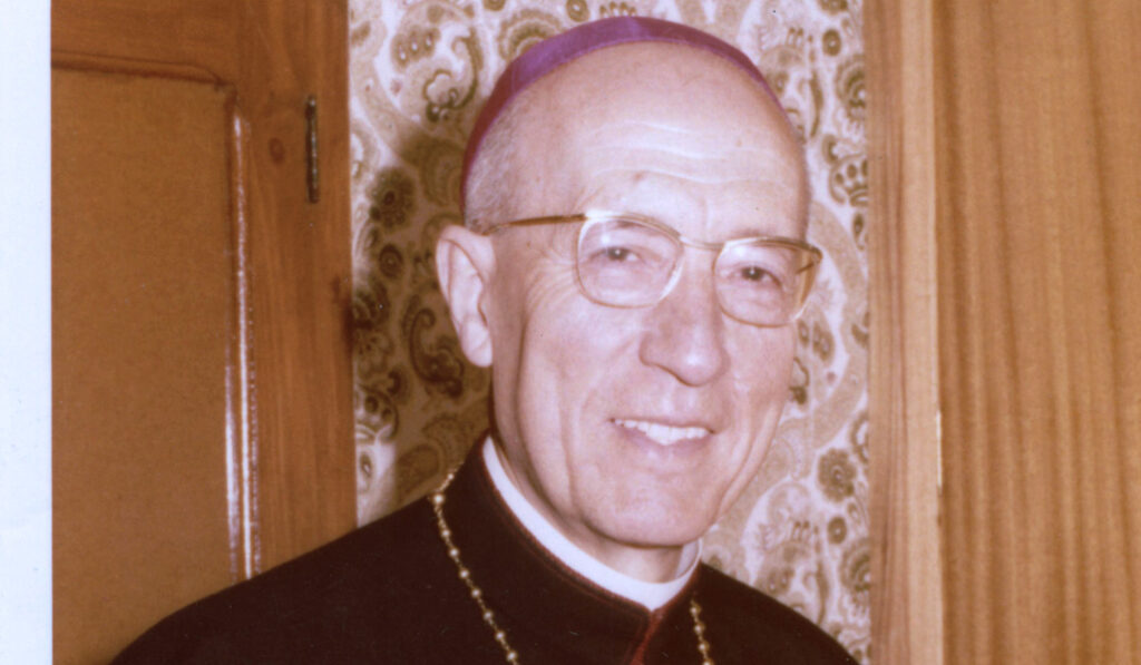 Retrato de Don José María García de la Higuera, obispo promotor de la fiesta de Jesucristo Sumo y Eterno Sacerdote.